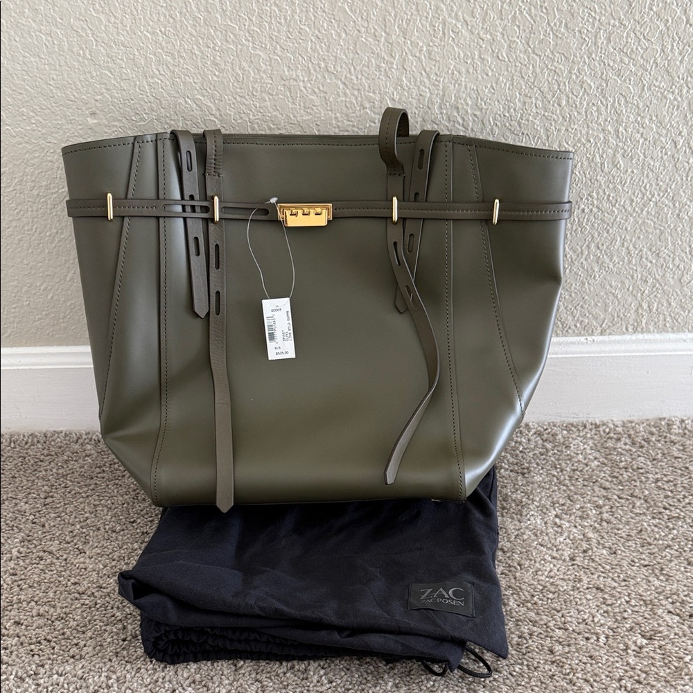ZAC Zac Posen Dark Green shopper bag